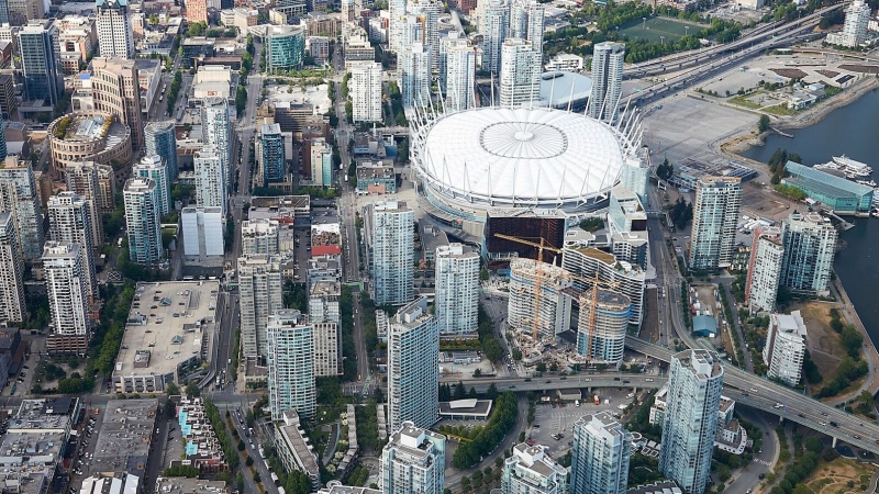 Photo by CTV Vancouver's Pete Cline in Chopper 9 on Monday, June 4, 2018. 