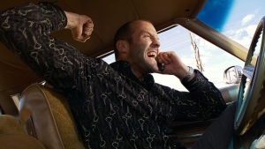 Hit man (Jason Statham) learns that a poison injected into his body will kill him if his heart rate drops slows a certain point in 'Crank'. (Lionsgate Films/Ron Batzdorf)
