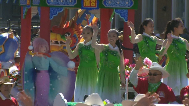 2024 is the Chinese Zodiac Year of the Dragon and this float is showcasing the revered symbol of good luck and prosperity.

The dragon, steeped in ancient Chinese folklore, represents blessings, peace, and safety, bringing joy and abundance to all.